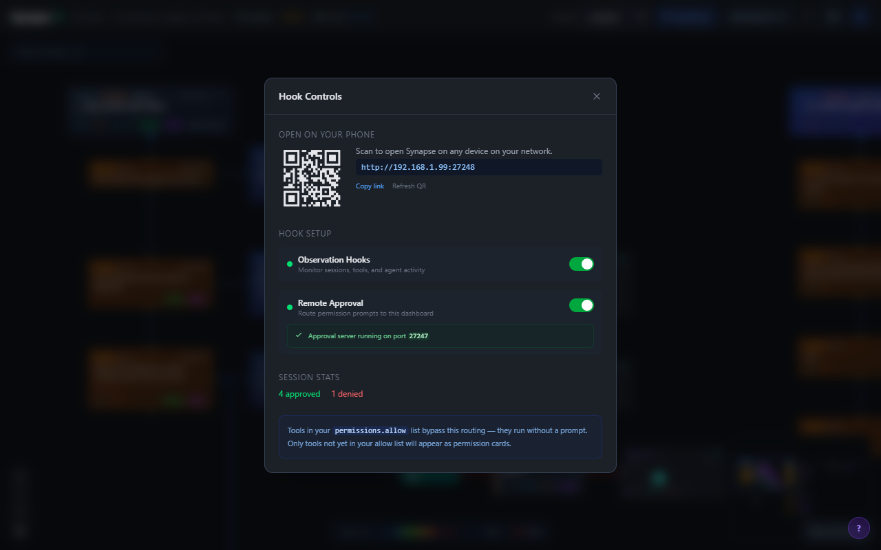 Remote approval options